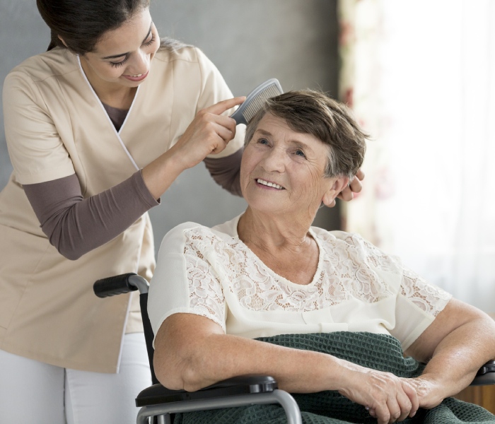 NDIS support worker providing Daily Living Assistance support