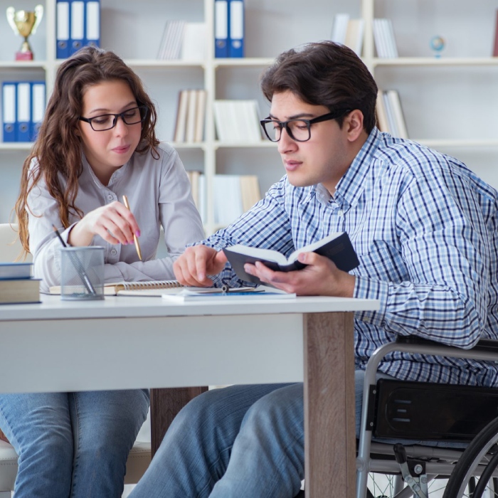 NDIS Consumables Provider Melbourne assisting a disabled person